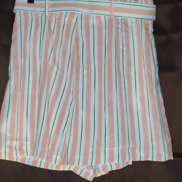 NWT June & Hudson Paperbag Belted Shorts (Large) - Picture 3 of 11